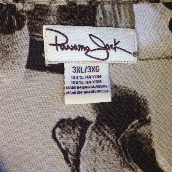 Men's Short Sleeve Panama Jack Hawaiian Shirt Rum Bottles Camp Shirt XXXL 3XL - Picture 4 of 8